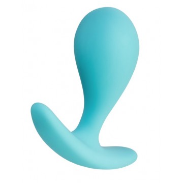 Анальная втулка ToDo by Toyfa Blob, силикон, голубая, 5,5 см, Ø 2,1 см