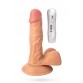 Вибратор TOYFA RealStick Nude реалистичный, 7 режимов вибрации, 13 см