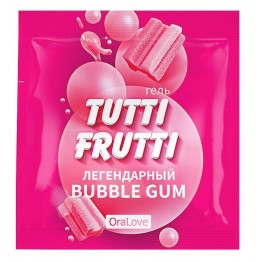 Интимный гель TUTTI-FRUTTI BUBBLE GUM 4 г  арт. LB-30021t