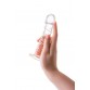 Нереалистичный фаллоимитатор Sexus Glass, 15 см 912179