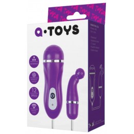 Виброяйцо TOYFA  A-toys Beany, ABS пластик, Фиолетовый,  5,5 см