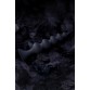 Анальная втулка POPO Pleasure by TOYFA Indi, водонепроницаемая, силикон, черная, 11,5 см, Ø 2,9 см