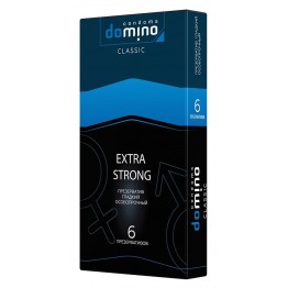 ПРЕЗЕРВАТИВЫ DOMINO CLASSIC EXTRA STRONG 6 штук