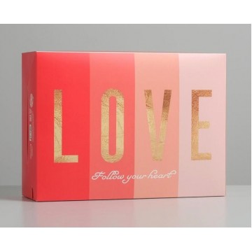 Коробка складная Любовь, 22 × 30 × 10 см 5276623