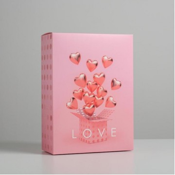 Коробка складная С любовью, 22 × 30 × 10 см 5276624